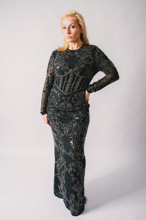 Rochie Black Brodery