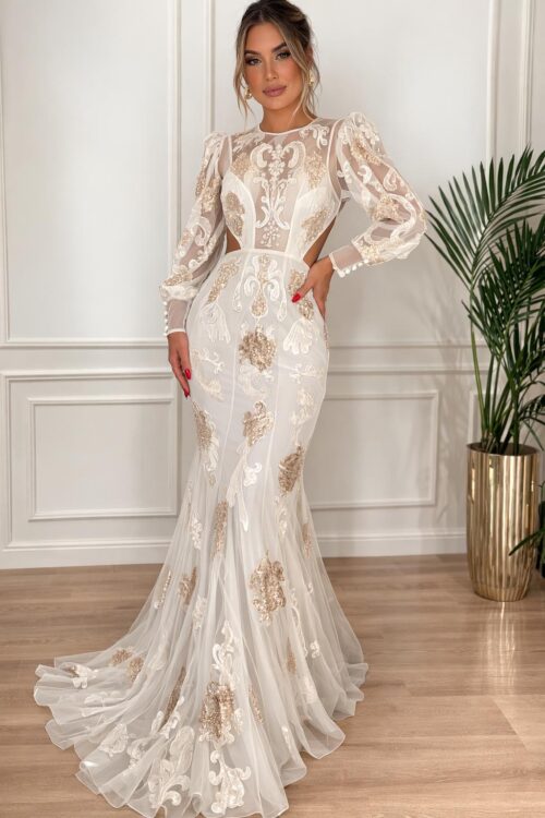 Rochie Lace Mermaid Gown