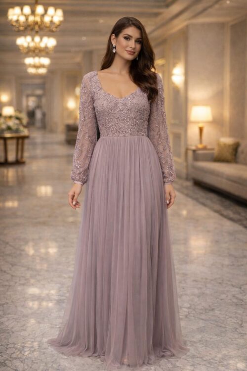 Rochie Maxi Dusty Elegance